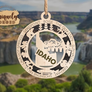 Idaho Ornament - State Christmas Ornament Collection