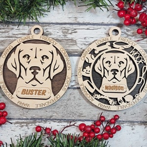 Personalisierte Labrador Retriever Ornament - entzückende Hundeornament-Kollektion