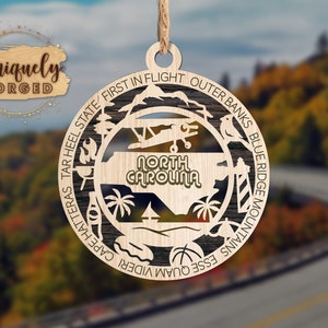 North Carolina Ornament - State Christmas Ornament Collection