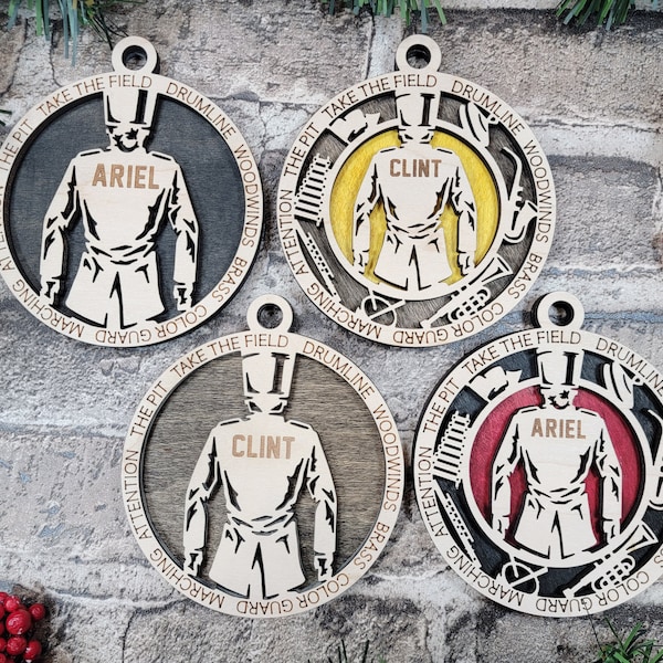 Gepersonaliseerde marchingbandornament voor mannen of vrouwen - Collectie sportornamenten