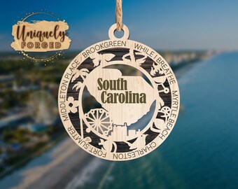 South Carolina Ornament - State Christmas Ornament Collection