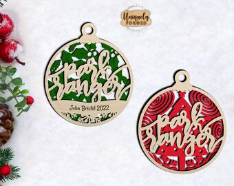 Personalized Park Ranger Ornament - Ultimate Christmas Ornament Collection