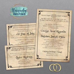 Lord of the Rings-Inspired One Ring Invitations