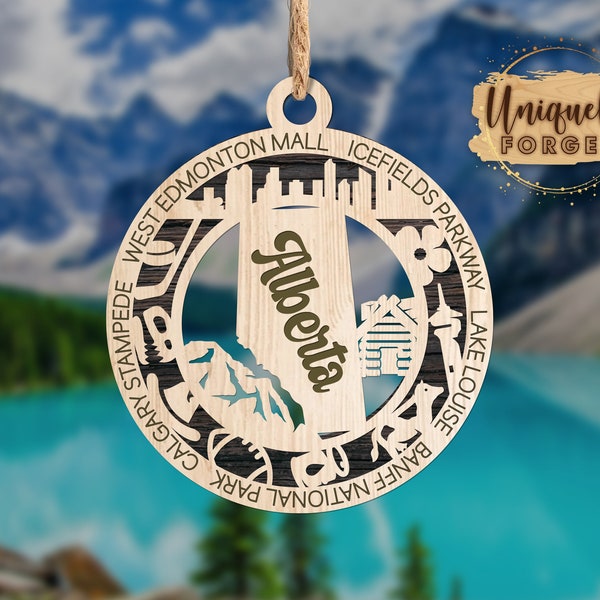 Alberta Ornament - Canadian Provincial Christmas Ornament Collection