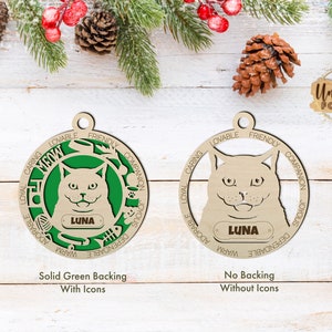 Personalized British Shorthair Cat Ornament - Adorable Cat Ornament Collection