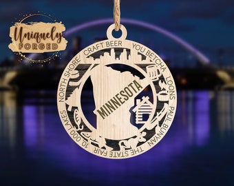 Minnesota Ornament - State Christmas Ornament Collection