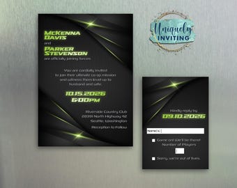 Level Up Invitations