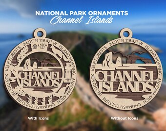 Adorno de las Islas del Canal - Colección de adornos navideños del Parque Nacional