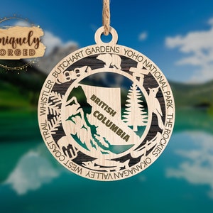 British Columbia Ornament - Canadian Provincial Christmas Ornament Collection