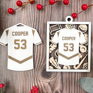 Personalized Field Hockey Jersey Ornament - Sports Ornament Collection