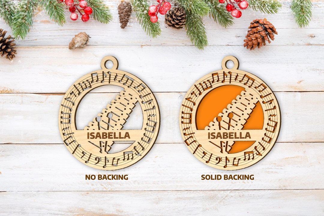 Personalized Xylophone/marimba/glockenspiel/bells/vibraphone Ornament Music Ornament Collection