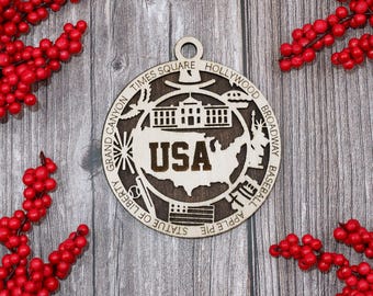 United States Ornament - Country Ornament Collection