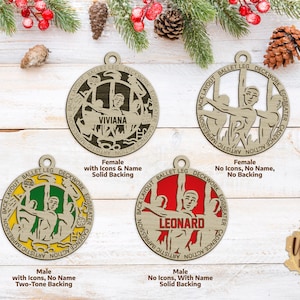 Personalized Male or Female Synchronized Swimming Ornament - Sports Ornament Collection