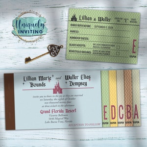 E-Ticket Wedding Invitations