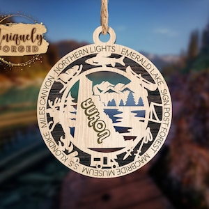 &quot;Yukon - &quot;&quot;Kanadische Provinzial&quot;&quot; Weihnachtsschmuck Kollektion.&quot;
