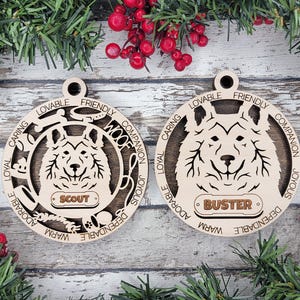 Personalized Sheltie Ornament - Adorable Dog Ornament Collection