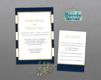 Bold Stripes Invitations