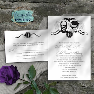 Frankenstein Invitations