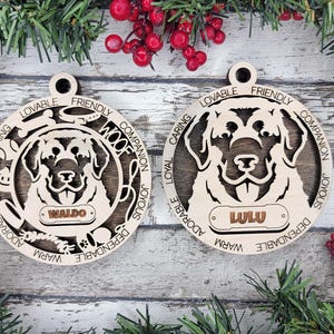 Personalized Leonberger Ornament - Adorable Dog Ornament Collection