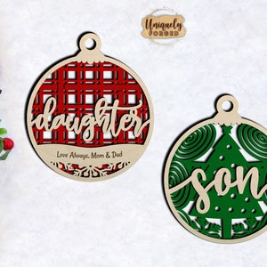 Personalized Son/Daughter Ornament - Ultimate Christmas Ornament Collection