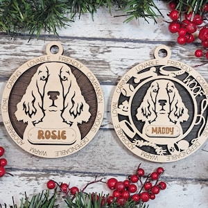 Personalized English Springer Spaniel Ornament - Adorable Dog Ornament Collection