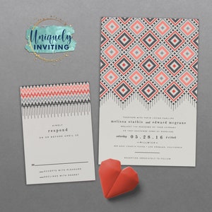 Boho Tapestry Invitations