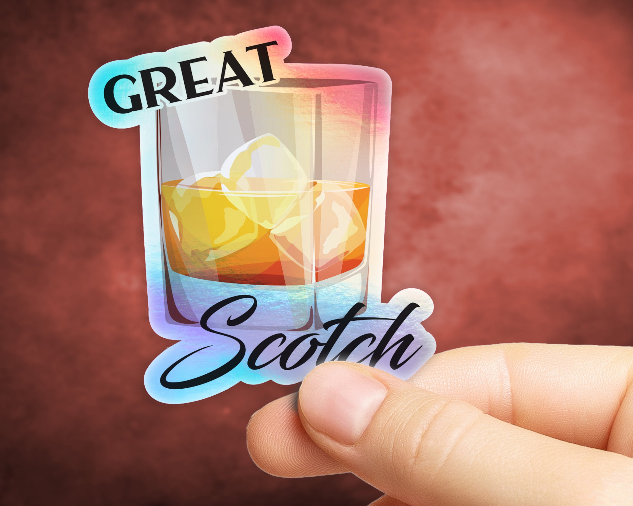 Great Scotch Sticker in Gloss or Holographic | Die-cut, Waterproof ...