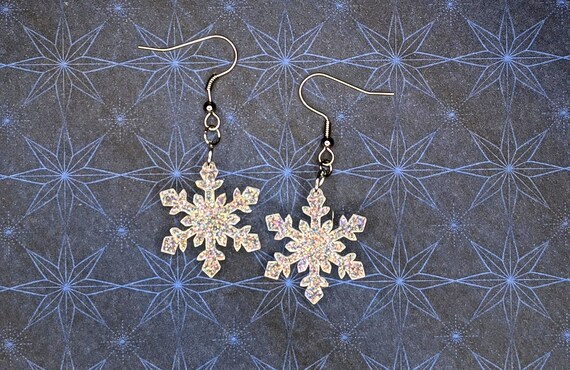 Etsy hotsell snowflake earrings