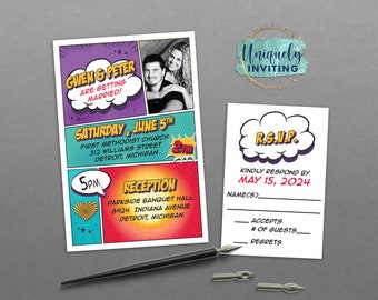 Bam! Pop! Wow! Invitations