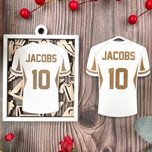 Personalized Soccer/Football Jersey Ornament - Sports Ornament Collection