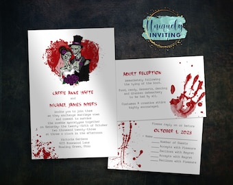 Zombie Wedding Invitations