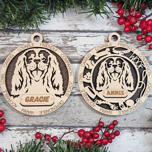 Personalisierte Cavalier King Charles Spaniel Ornament - Entzückende Hund Ornament Kollektion