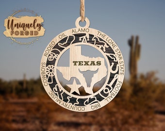 Texas Ornament - State Christmas Ornament Collection