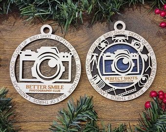 Personalized Photography/Photographer Ornament - Artful Ornament Collection