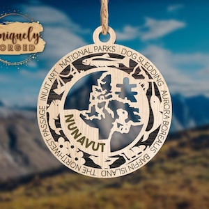 Nunavut - Canadian Provincial Christmas Ornament Collection