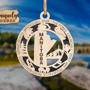 Manitoba Ornament - Canadian Provincial Christmas Ornament Collection