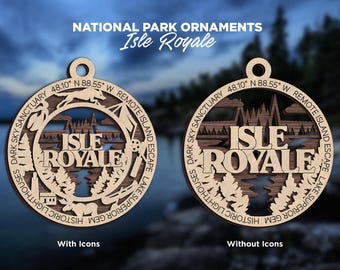 Isle Royale Ornament - Nationalpark Weihnachtsschmuck Kollektion