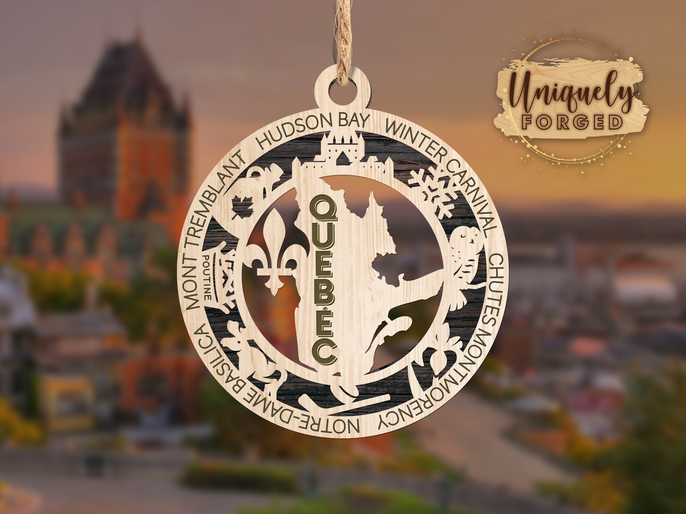 Quebec - Canadian Provincial Christmas Ornament Collection