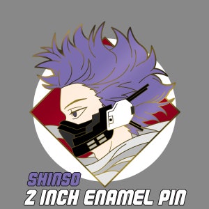 Hitoshi Shinso Manga Panel Buttons My Hero Academia Boku Etsy