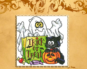 PATTERN: Cross Stitch "Halloween " PATTERN *PDF* File