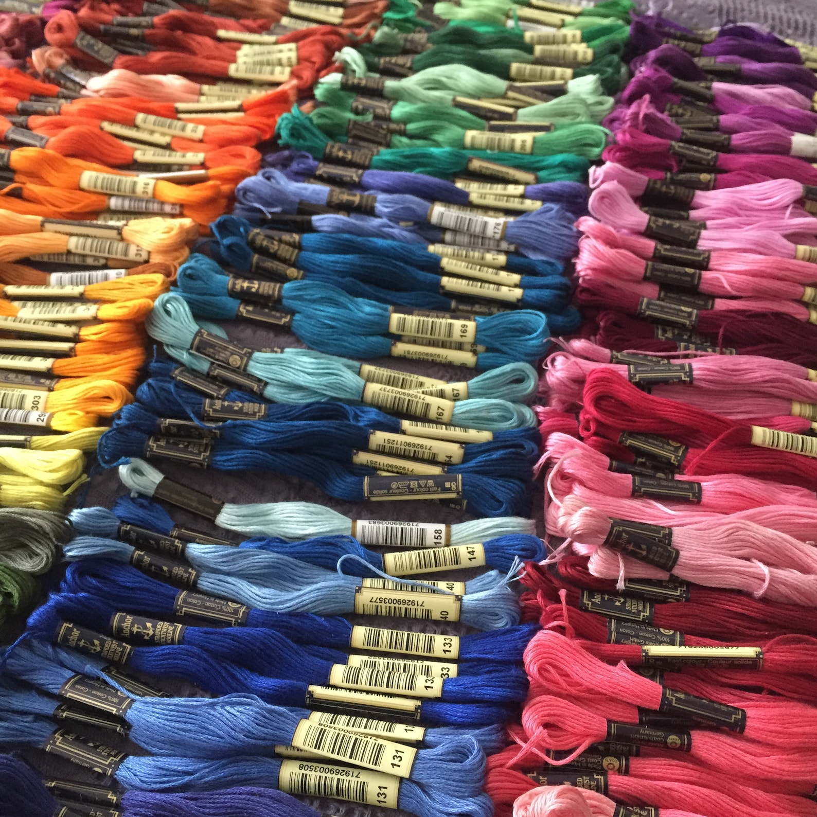 Embroidery Floss ANCHOR Embroidery Thread Cross Stitch Etsy