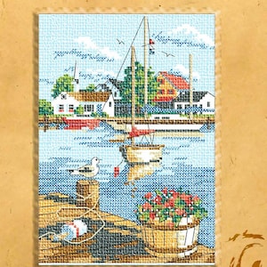 PATTERN: Cross Stitch &quot;Sea landscape&quot; PATTERN *PDF* File