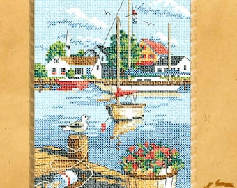 PATTERN: Cross Stitch "Sea landscape" PATTERN *PDF* File