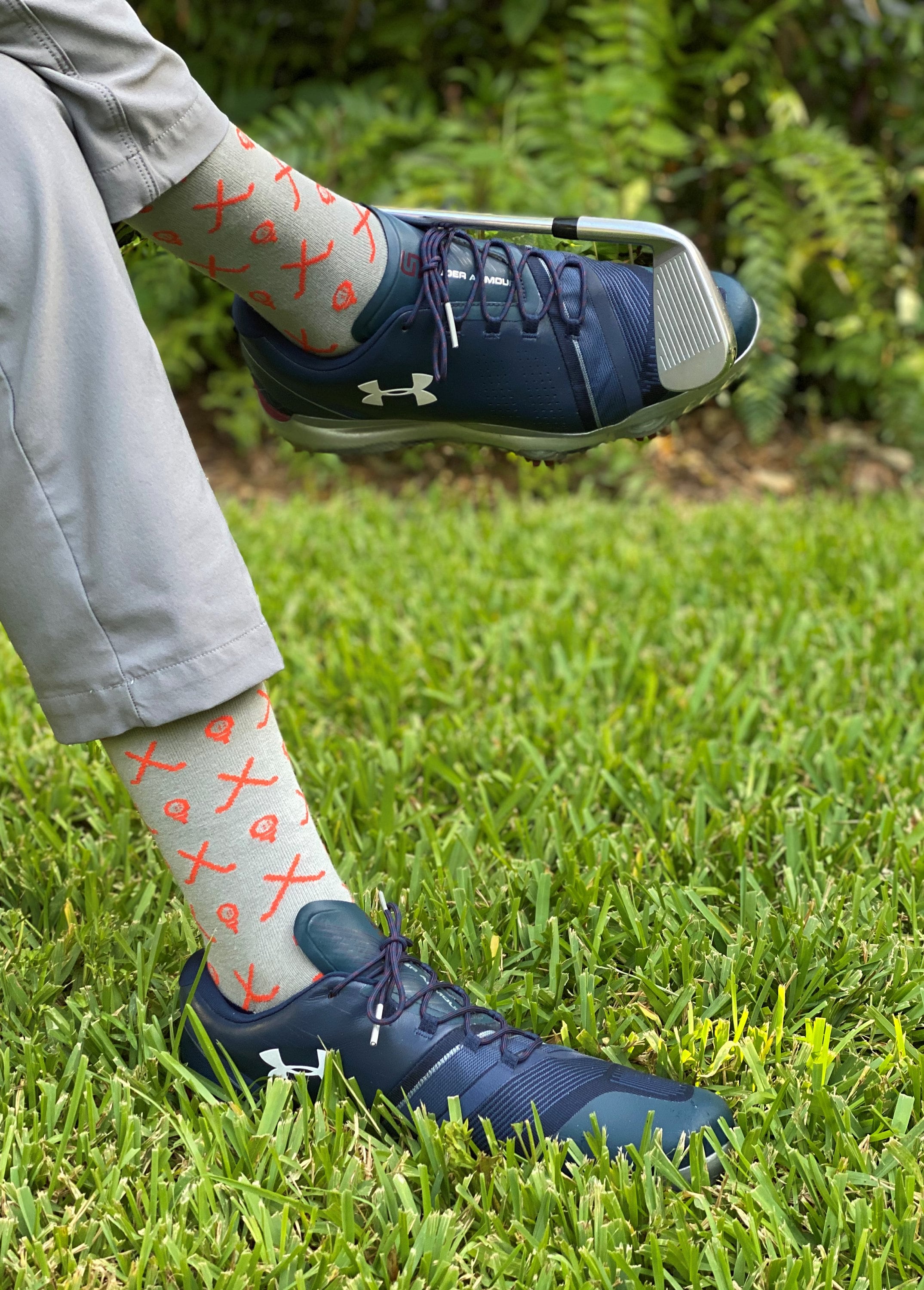 Golf Socks 1 Pair Golf Gift Mens Dress Socks Fun Socks Etsy
