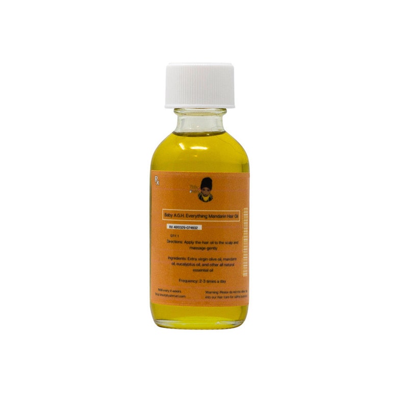 Individual 2 Oz Natural Homemade Baby Hair Oil for Dry Scalp Etsy