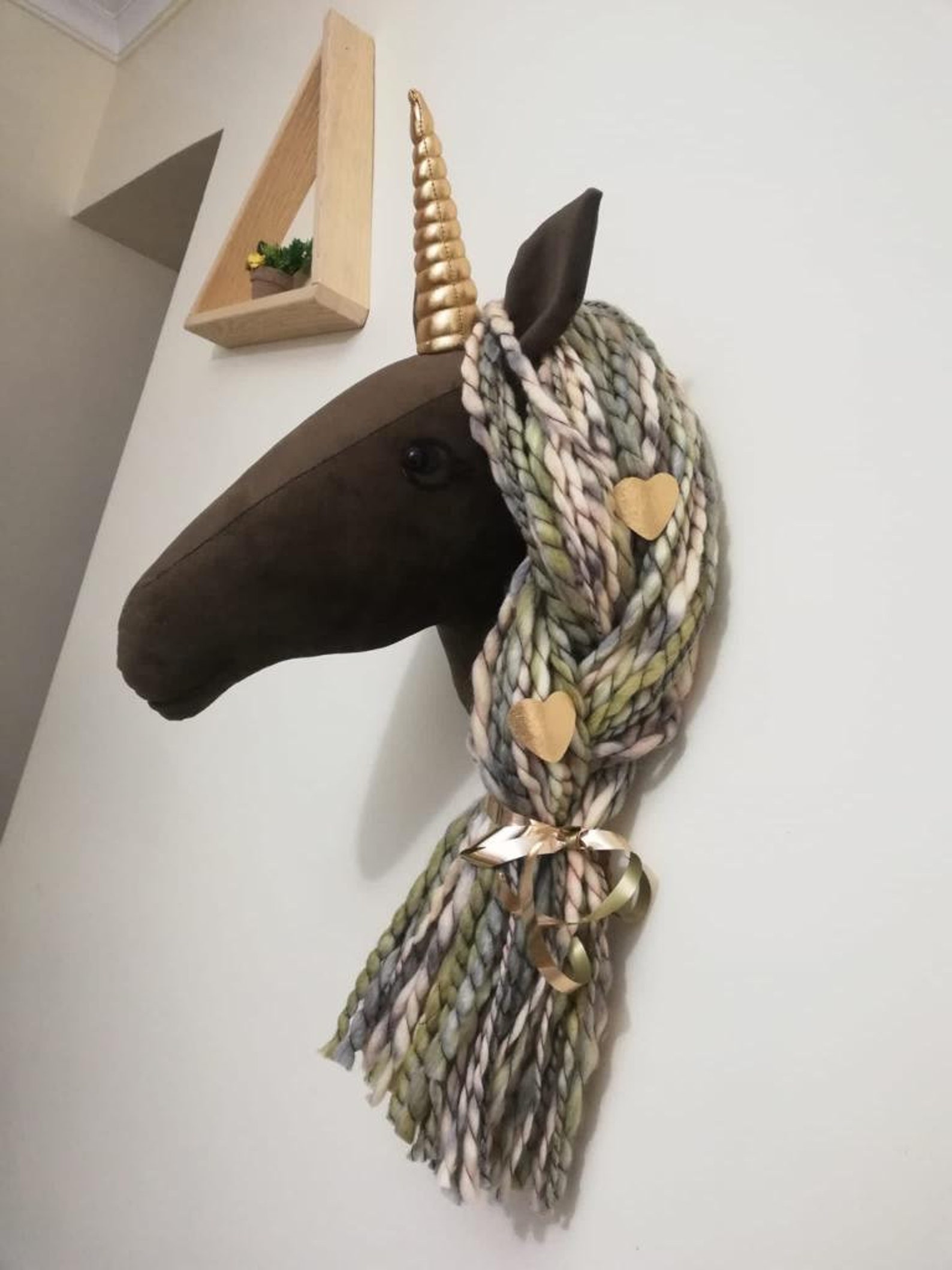 Faux Horse Head Mount Horse Head Wall Decor Horse Head Faux Etsy
