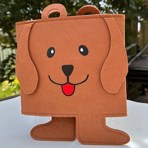 Brown Activity book, Dog, Montessori educational Book, preschool toys for kids, quiet book, Christmas, Toddler,dachshund,busy board, sausage
