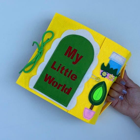 Felt Montessori Quiet Book: Toddler Educational Toy (16 Pages)