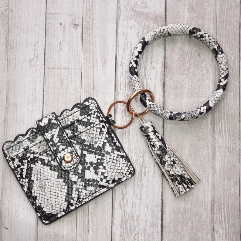 Bangle Bracelet Keychain leather keychains wrist keychains Etsy