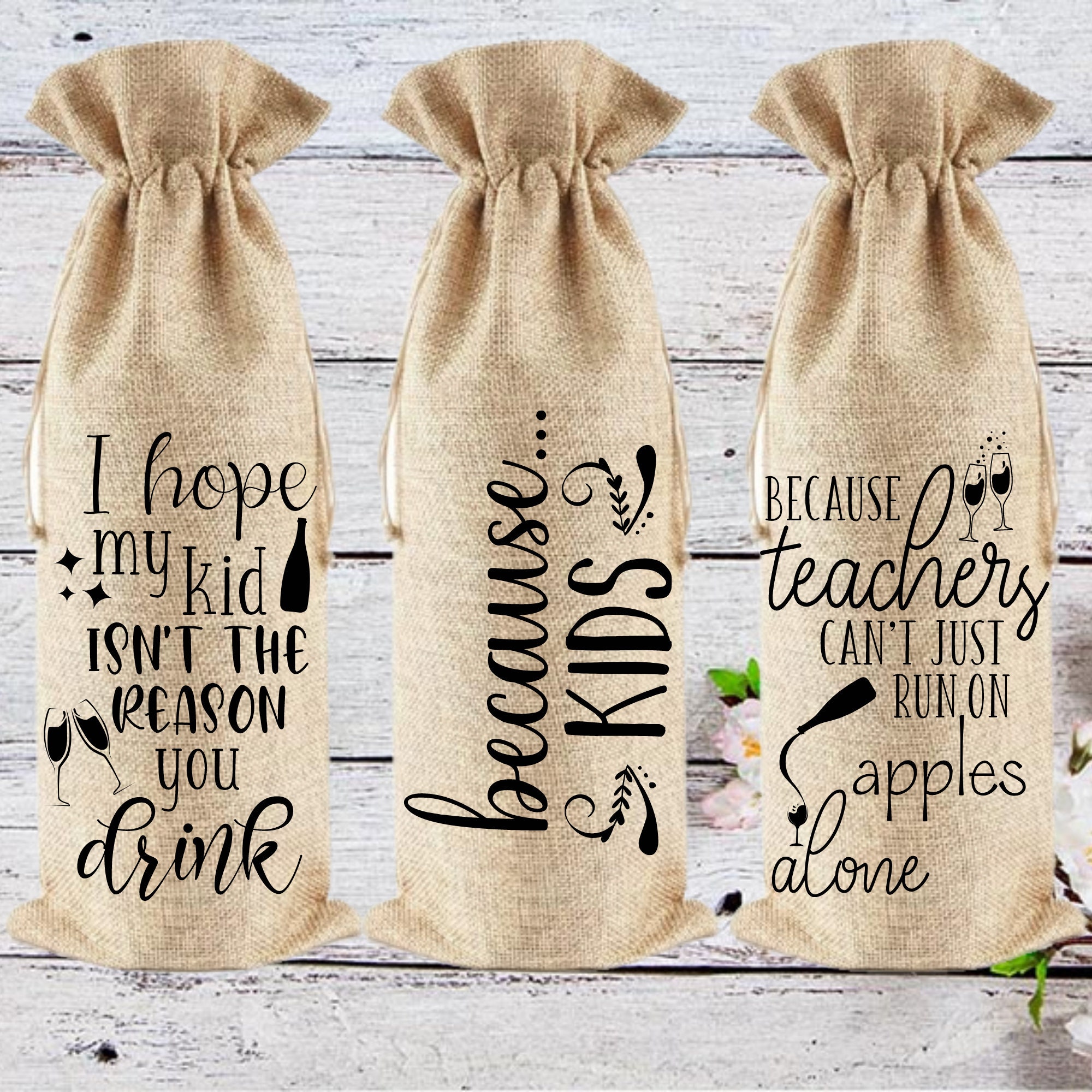 Wine Bag Quotes Bundle Funny Wine Bag Quotes Wine Quotes Etsy